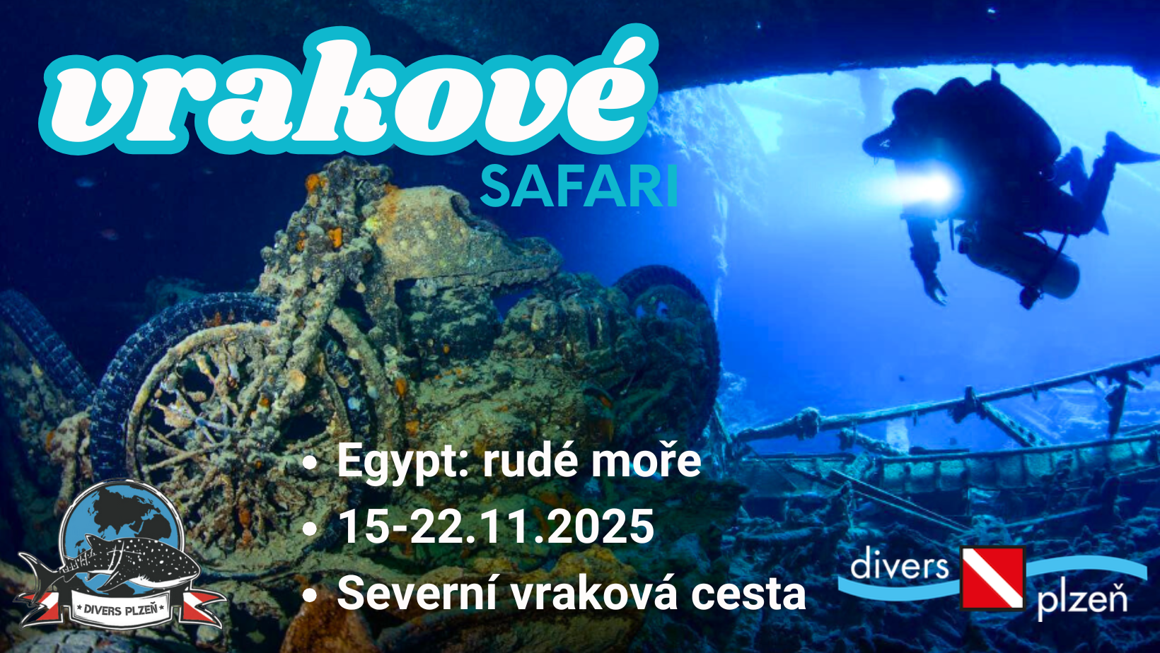 15-22.11. Potápěčské Safari Egypt:  POSLEDNÍ VOLNÁ MÍSTA